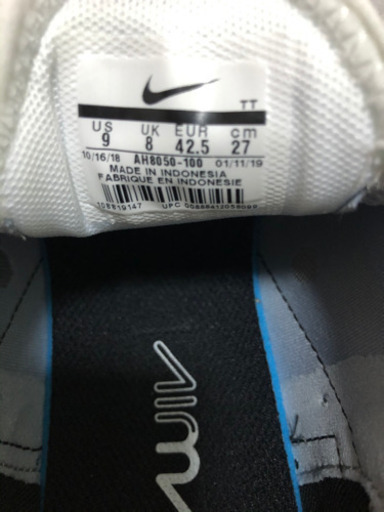 NIKE AIRMAX270 white 27cm