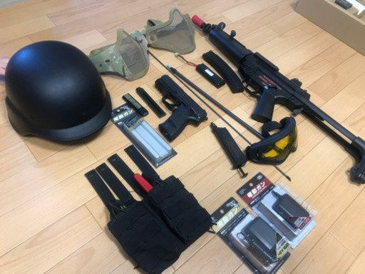 東京マルイMP5-J、HK USP-40