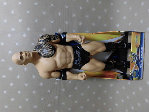 4体 WWF ハルクホーガン ザ・ロック（ドウェイン・ジョンソン） ジョン・シナ ブロック・レスナー nWo プロレスラー UFCタト