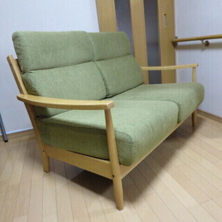 【お買得！美品】早い者勝ち!! ２人用ソファー/ニトリ製　￥5,000
