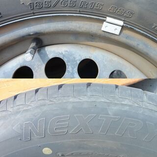 コンパクトカー向け スチールタイヤ ブリジストン 185/65R15 4本 2017