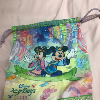 ディズニー巾着　2018 七夕ディズニー