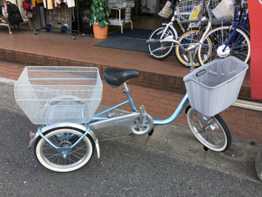 美品 BRIDGESTONE ブリヂストン WAGON 三輪自転車 前輪18インチ/後輪16インチ