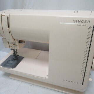 JKN1237/ミシン/電子/電動/シンガー/SINGER/mon ami/AVANCE/1950/ジャンク扱い/中古品/の画像
