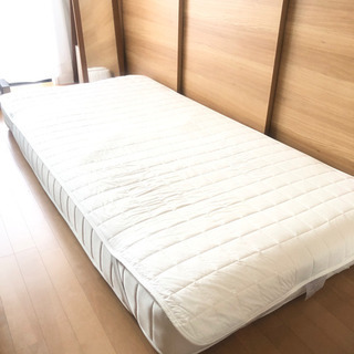 ◆取引中◆無印良品シングル スプリングマットレスベッド　おまけ無...