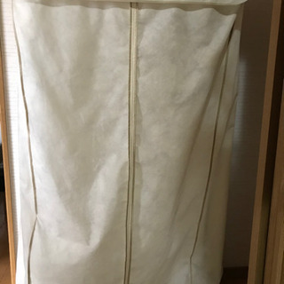 倉庫保管　ホコリよけカバー付き　ハンガーラック　