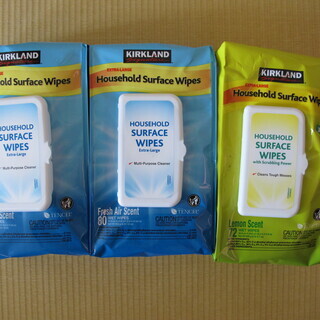 コストコ　お掃除シート（ハウスホールドワイプ）エアー　80枚②の画像