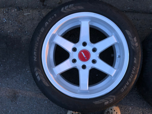 TAW ホイール　ハイエース　キャラバン　18インチ　225/50r18 中古　18×8jj