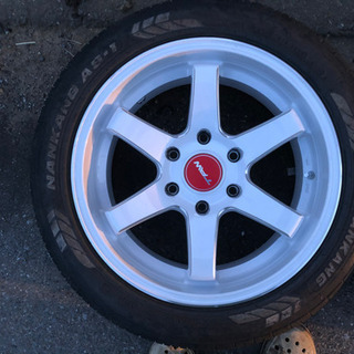 TAW ホイール　ハイエース　キャラバン　18インチ　225/50r18 中古　18×8jj 