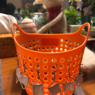ハンドメイド　ハンガーとマスクピアス  ワンセットの画像