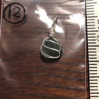 ハンドメイド  シーグラス ネックレストップ の画像