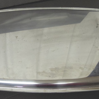 お店で使っていたステンレスお盆　＜約 45 X 29 センチ＞の画像