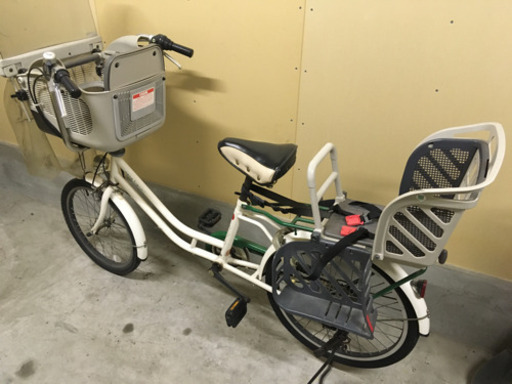 自転車　ベビーシート付き