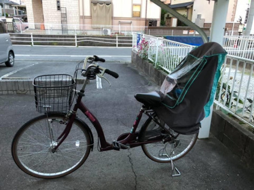チャイルド付き3速ママチャリ