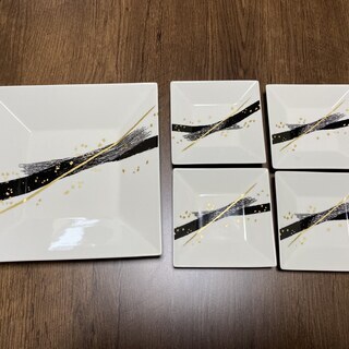 至急引き取り限定！和柄プレート/オードブルセット/未使用美品