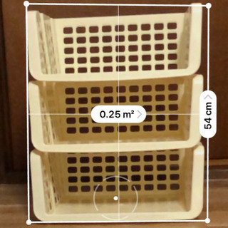 【美品】重ねることのできるカゴ？