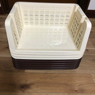 【美品】重ねることのできるカゴ？の画像