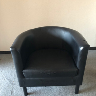 ［お引き受け決まりました】IKEA カフェ風シングルソファ　アー...