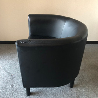 ［お引き受け決まりました】IKEA カフェ風シングルソファ　アームチェア（10160724）の画像