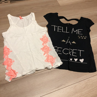 新品未使用▼Bershka✮トップス 2点セット 半袖 ノースリーブ