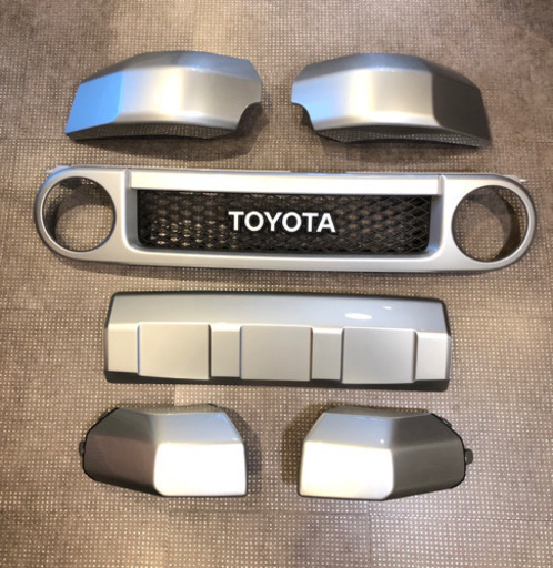 FJクルーザー　純正　バンパー　セット