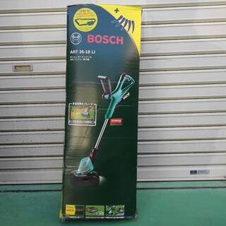 未使用　BOSCH　ボッシュ　ガーデンツール　18V　バッテリー草刈機　ART 26-18 LI　送料込！の画像