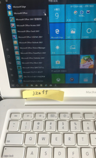 MacBook Windows10とmac os使えます　Office 訳有り