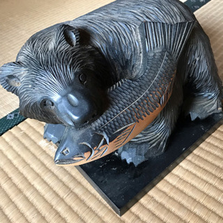 木彫り熊 置物