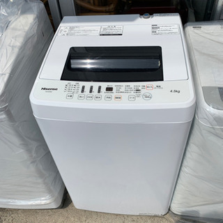 美品　ハイセンス 洗濯機 全自動 エディオンオリジナル 2018...
