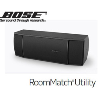 未使用保管品　BOSE/ポーズ　スピーカー　RoomMatch Utility ブラック　小型高音質SRスピーカー　RMU208 未使用保管品 BOSE/ポーズ スピーカー RoomMatch Utility ブラック