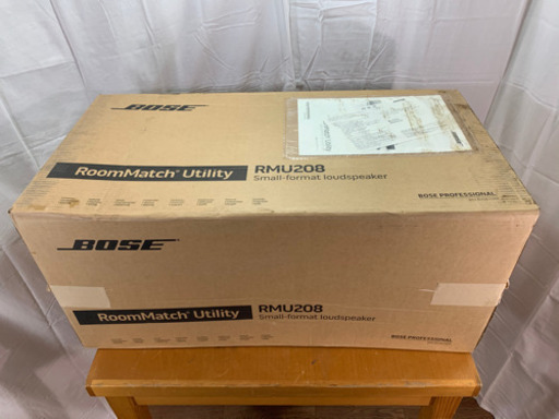 未使用保管品　BOSE/ポーズ　スピーカー　RoomMatch Utility ブラック　小型高音質SRスピーカー　RMU208