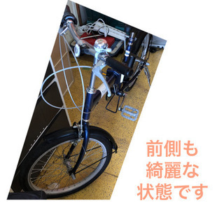 折りたたみ自転車 20インチ 6変速 黒×ブルー Tierra sect