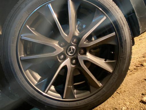 マツダ　純正ホイール　4本　18インチ　215/50 タイヤ付き