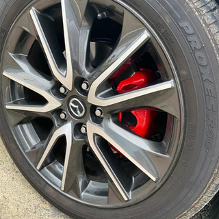 マツダ　純正ホイール　4本　18インチ　215/50 タイヤ付きの画像