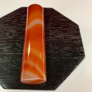 赤メノウ天然石18×76ミリ開運縁起物人気の赤瑪瑙最高品質 卸価格1本3.9万品の画像