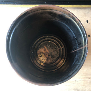 リメ缶 ペール缶 ステンシル サビ サビ缶 の画像