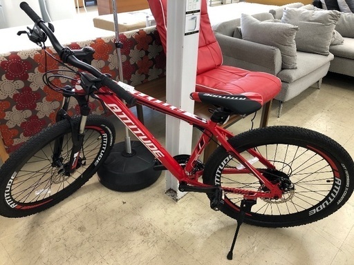 マウンテンバイク　A T T I TU DE×CA200 レッド