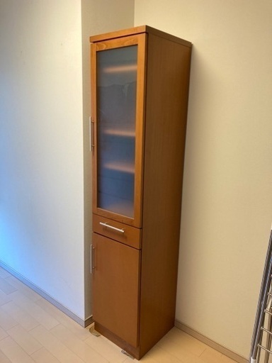細長収納　飾り棚　美品