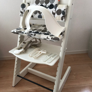 トリップトラップ（ホワイト）STOKKE TRIPP TRAPP セット