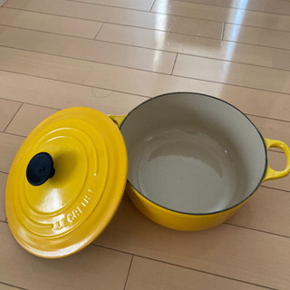 ル・クルーゼ ココットロンド イエロー20センチ