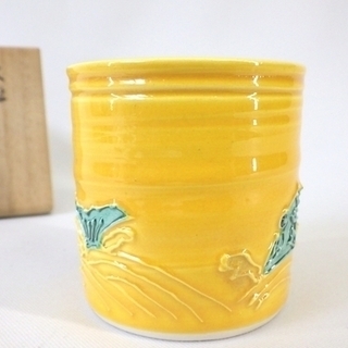 茶道具・蓋置～交趾（こうち）焼／光山～の画像