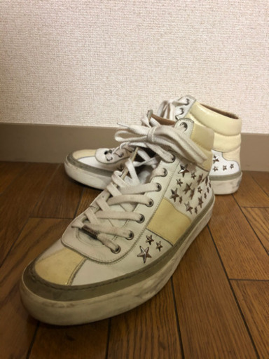ジミーチュウ　スニーカー　白