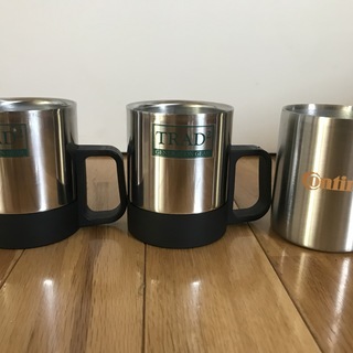 ステンレスカップ2個セット+おまけ1個　未使用