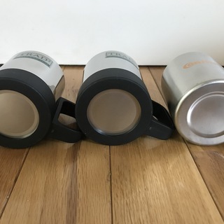 ステンレスカップ2個セット+おまけ1個　未使用の画像