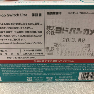 Nintendo switch lite ターコイズ　あつ森付き