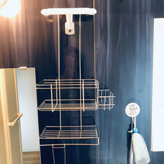 ニトリ　ステンレスシャワーラックの画像