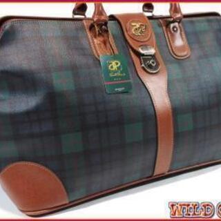 ★ARNOLD PALMER★ドクターバッグ アーノルドパーマー メンズ グリーン 緑 チェック柄 ダレス ビジネス 旅行 出張 かばん 鞄 SZB66 3g.の画像