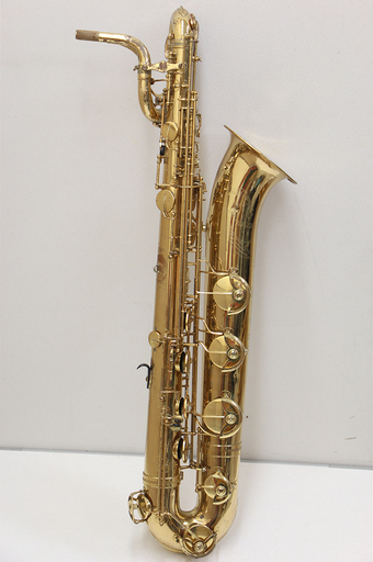 作動未確認 現状販売 ジャンク YANAGISAWA バリトンサックス 型式不明 彫刻在り 管楽器 吹奏楽 楽器 木管楽器(P980nxY)