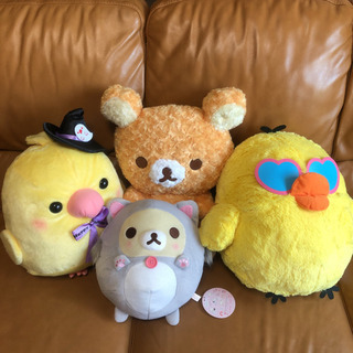 新品タグ付き 大きめ ぬいぐるみ 4個 まとめ売り リラックマ ...