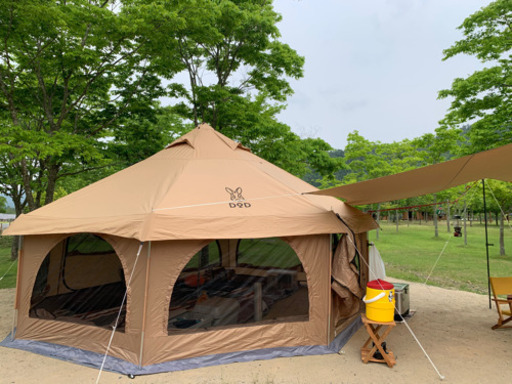 DOD タケノコテント大 8人 タン ＆ グランドシート